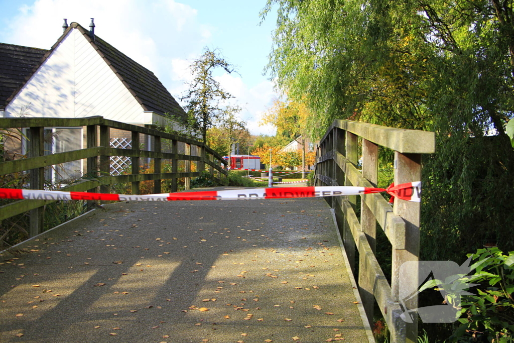 Bewoner doorboord gasleiding