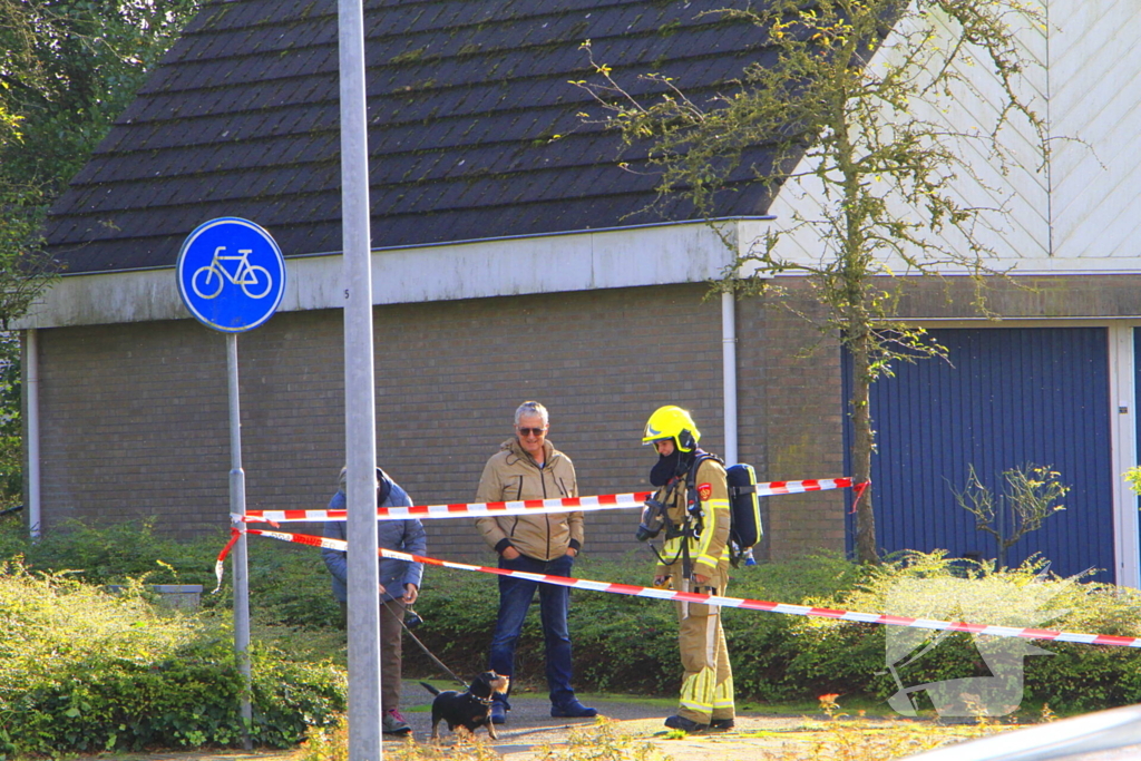 Bewoner doorboord gasleiding