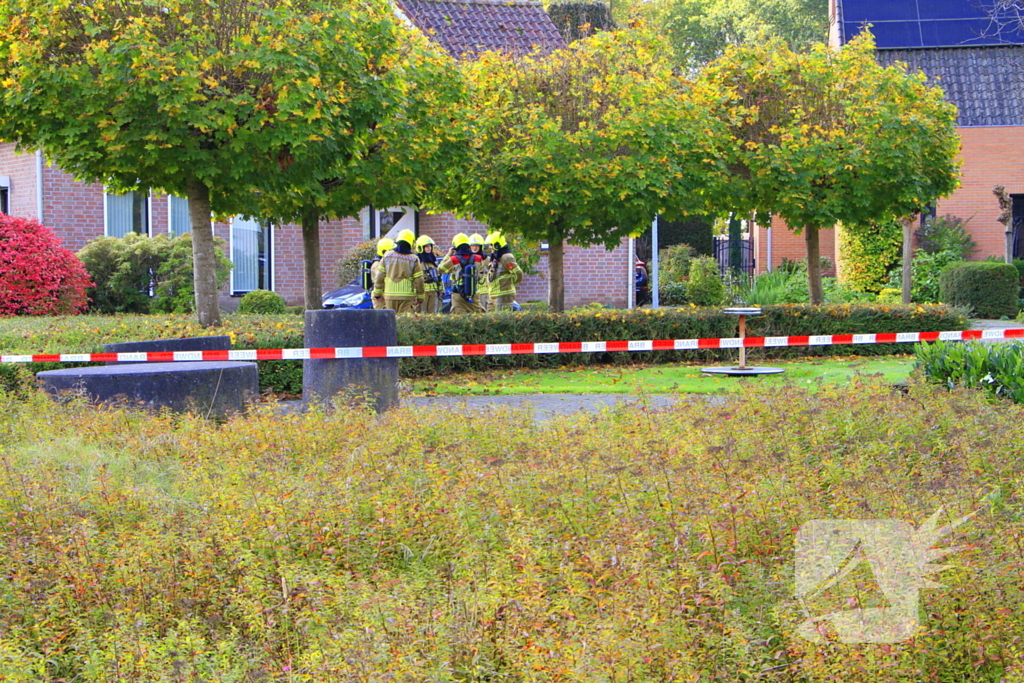 Bewoner doorboord gasleiding