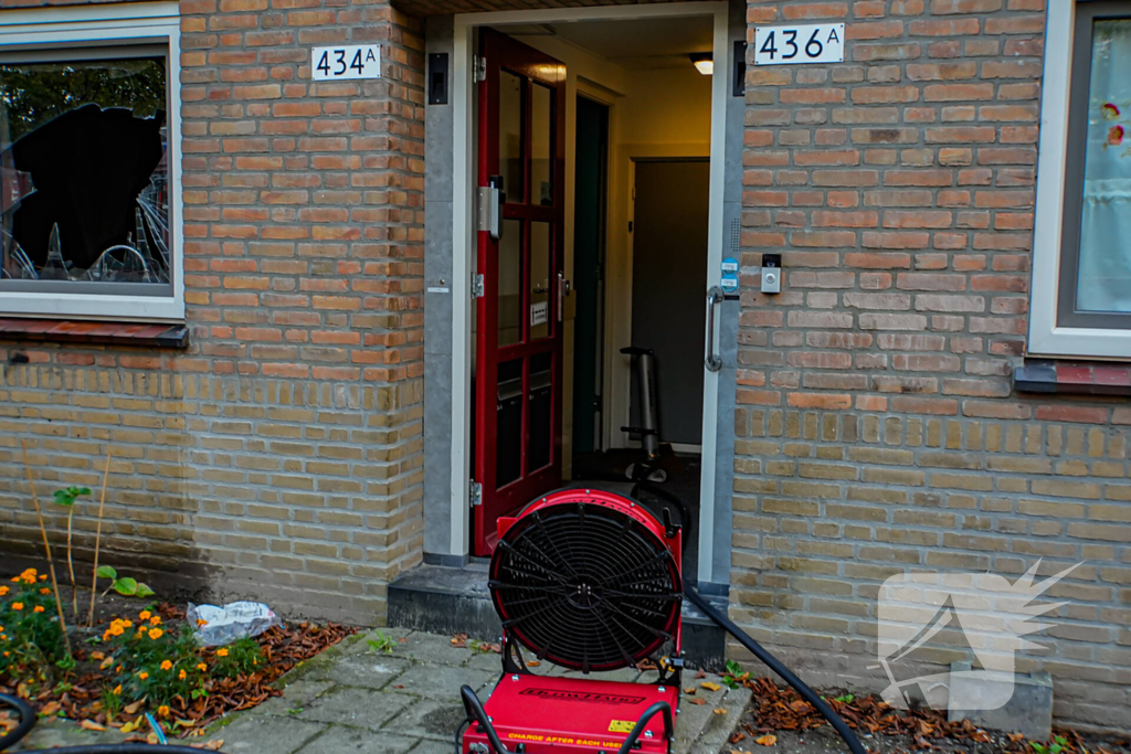 Veel rookontwikkeling bij keukenbrand