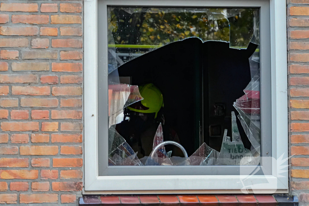 Veel rookontwikkeling bij keukenbrand