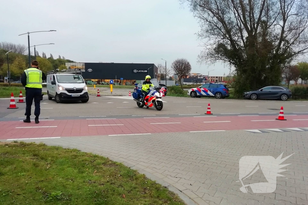 Grote verkeerscontrole door Koninklijke Marechaussee