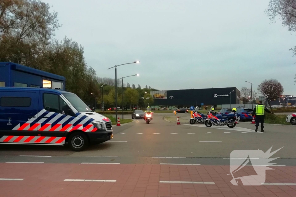 Grote verkeerscontrole door Koninklijke Marechaussee