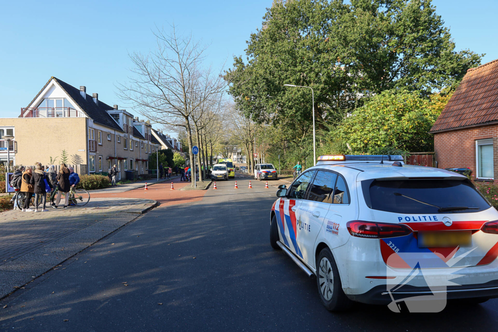 Automobilist en persoon op fatbike met elkaar in botsing