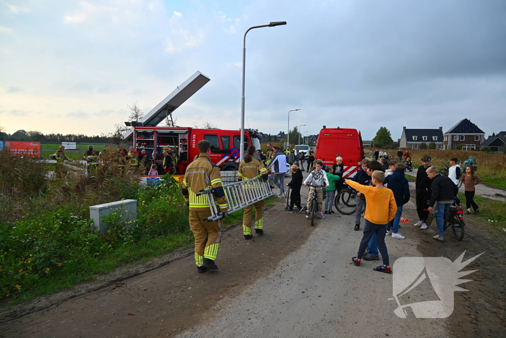 Brandweer ingezet voor persoon in drijfzand