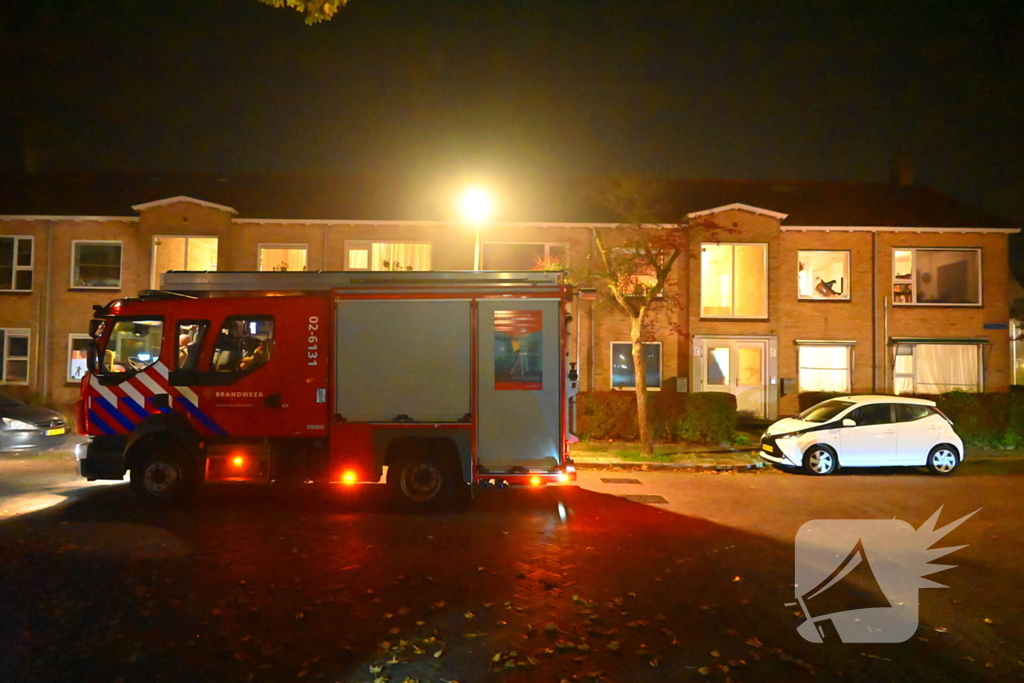 Brandweer ingezet voor gaslucht in woning