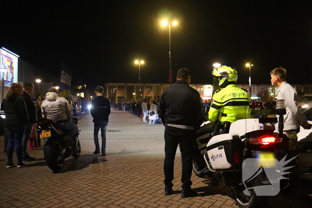 Veel politie aanwezig bij grote motor meeting