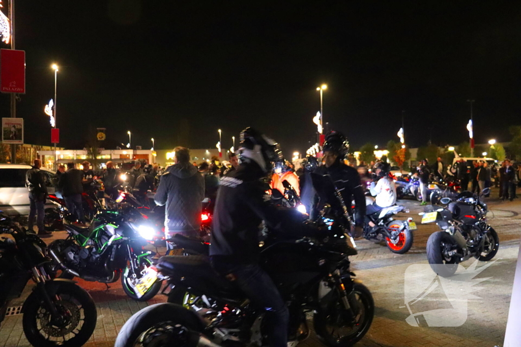 Veel politie aanwezig bij grote motor meeting