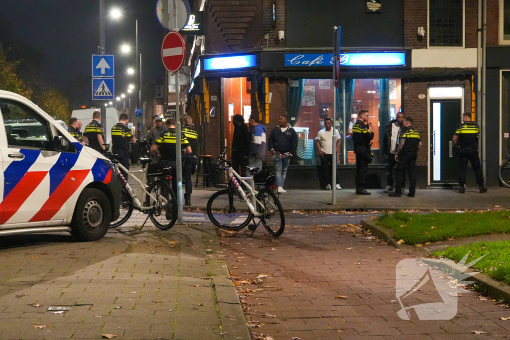 Grote politie-inzet na vechtpartij in café