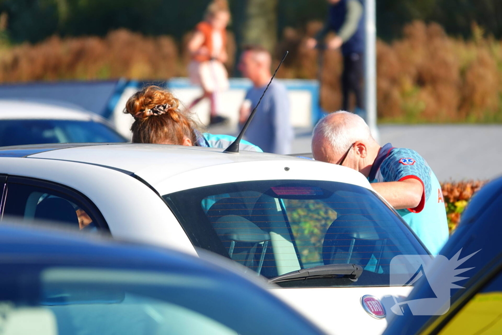 Schade bij ongeval op parkeerplaats