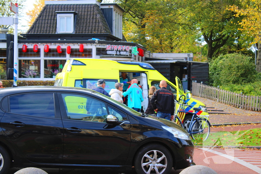 Fietser geschept door automobilist