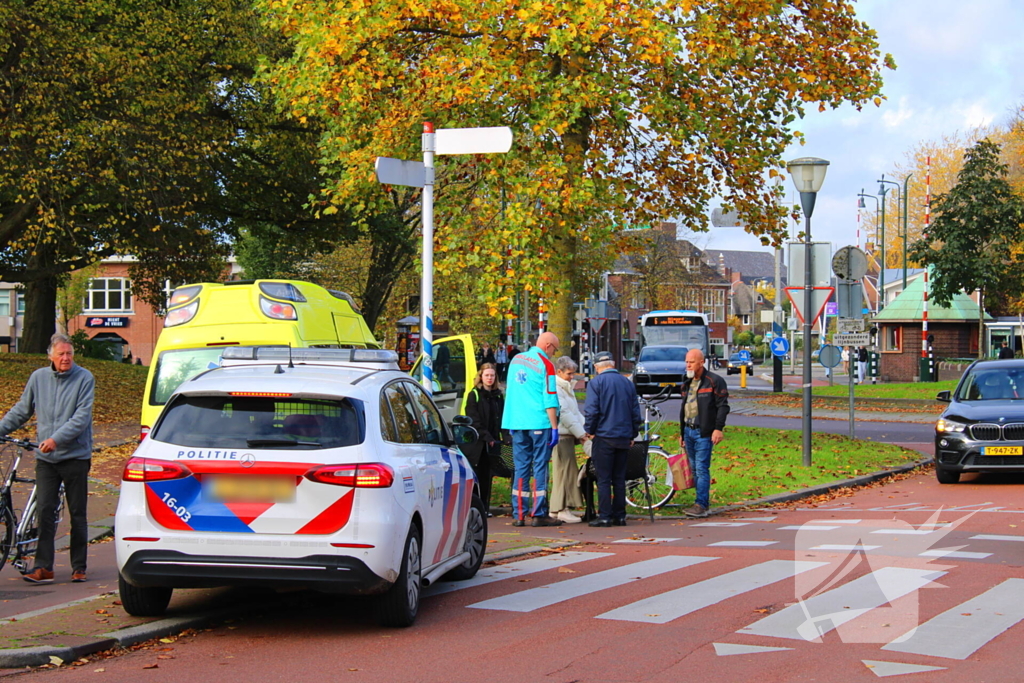 Fietser geschept door automobilist