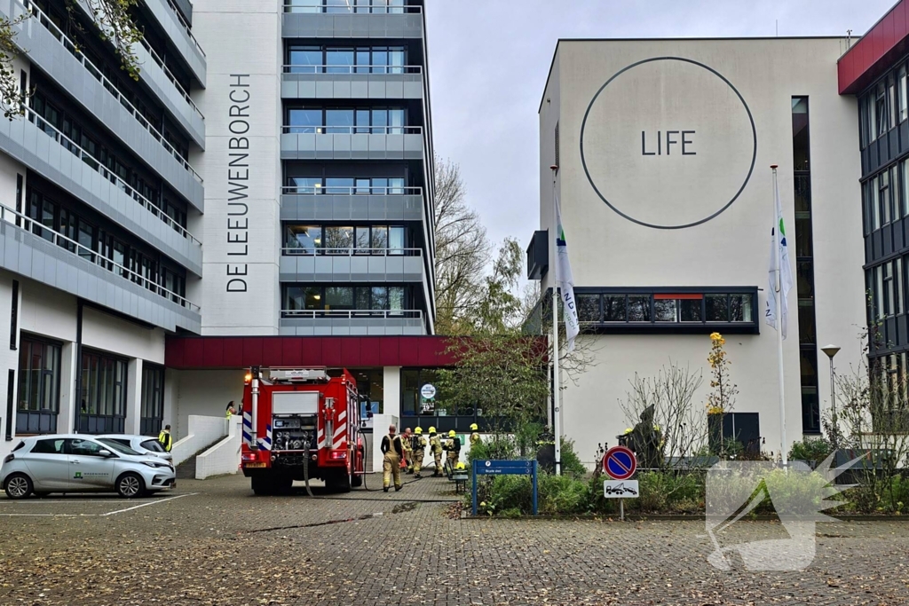 Brand in fietskelder van campusgebouw