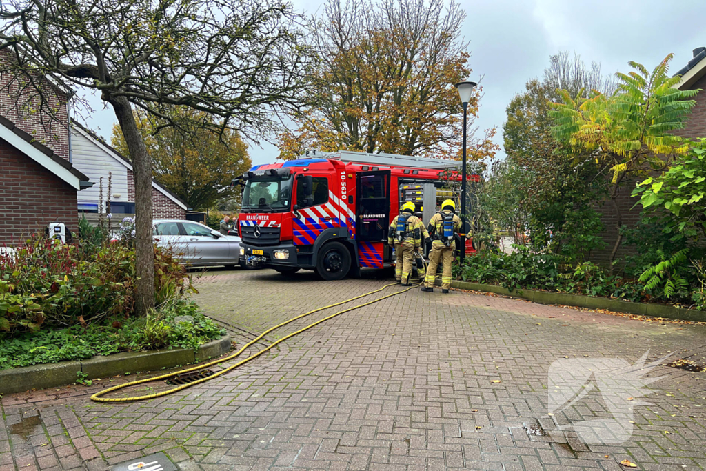 Brand in woning snel onder controle