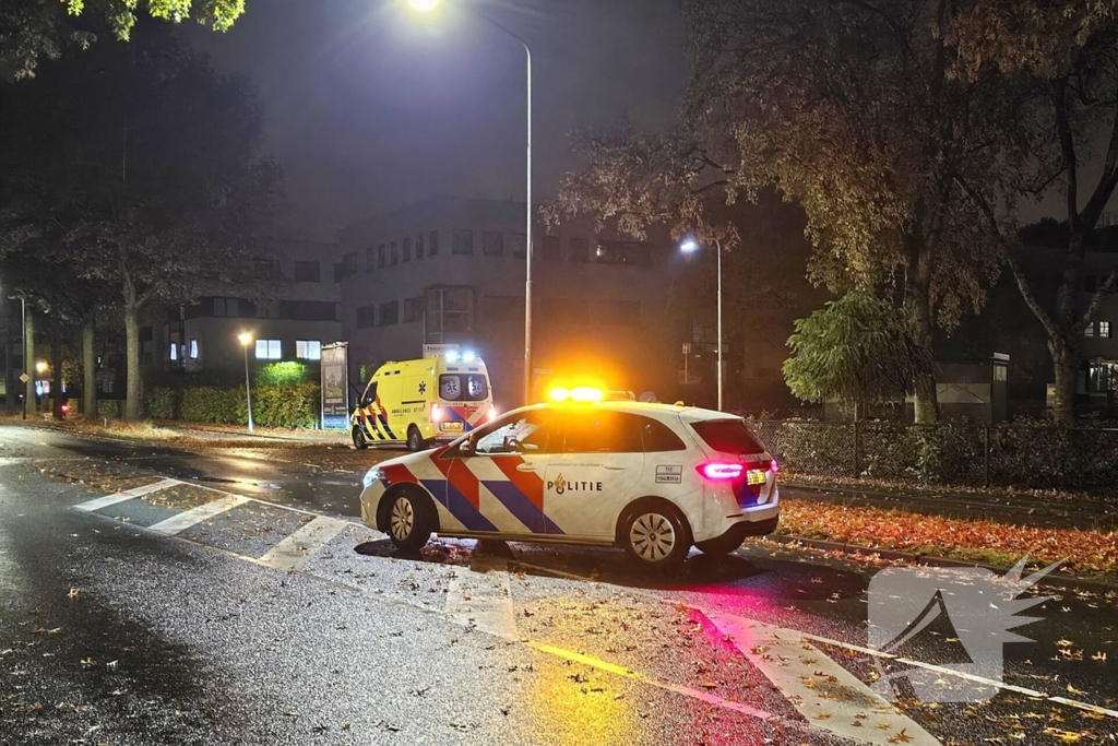 Scooterrijder komt ten val en raakt gewond