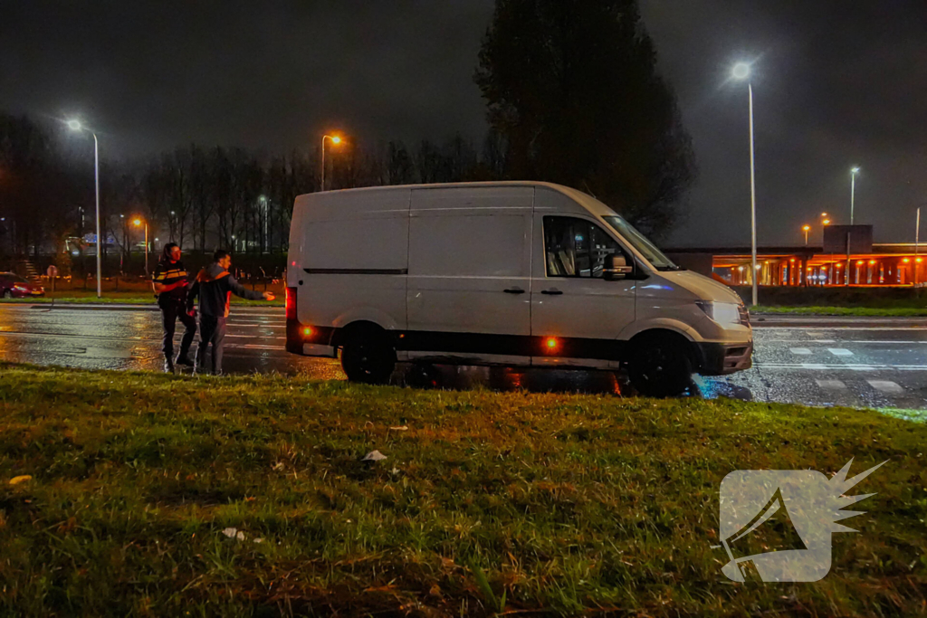 Fietser gewond aan gezicht na aanrijding