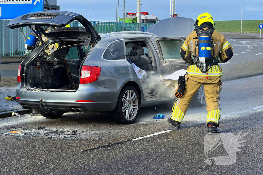 Vakantie van gezin eindigd met brand