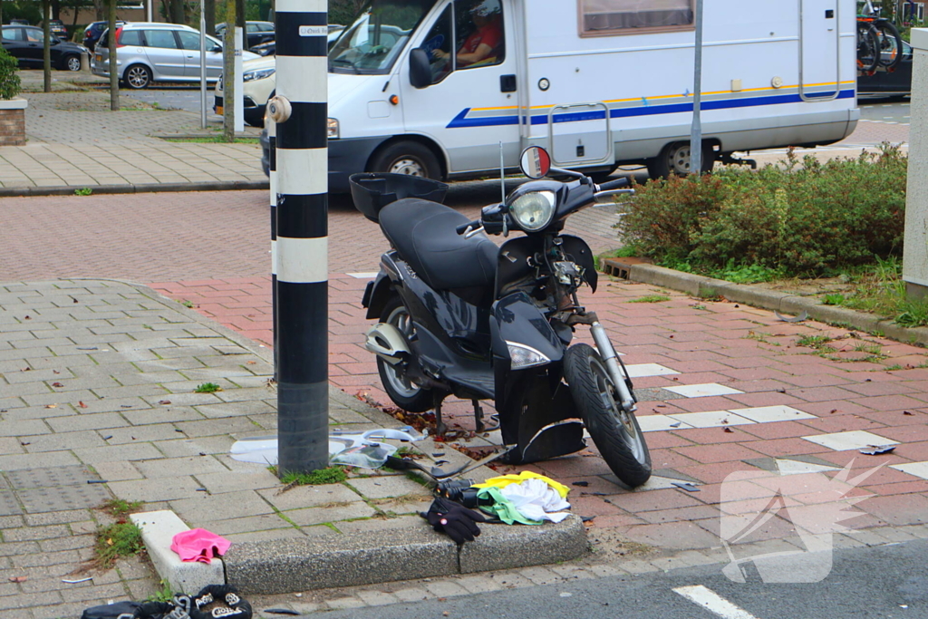 Scooterrijder zwaargewond bij aanrijding