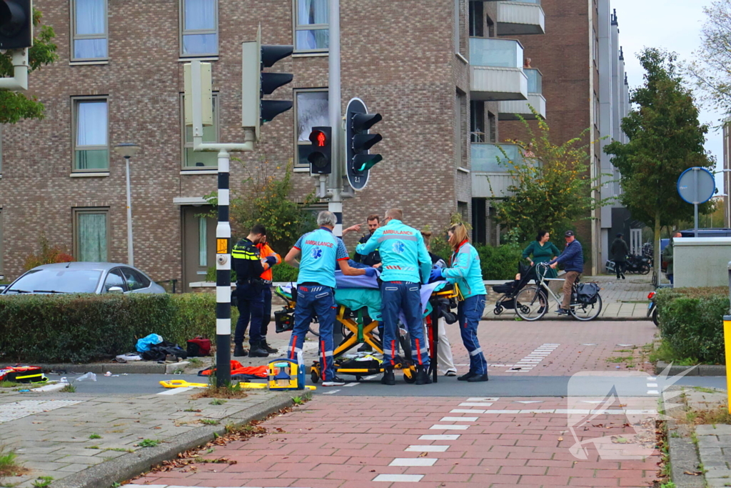 Scooterrijder zwaargewond bij aanrijding