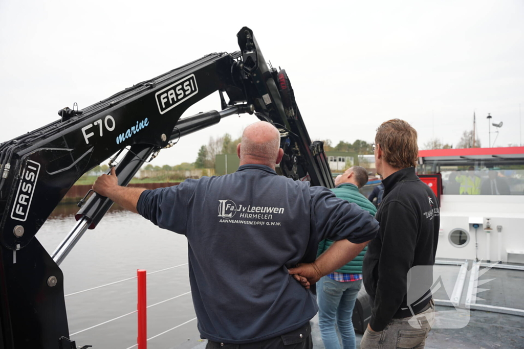 Provincie neemt nieuwe werkschip in gebruik