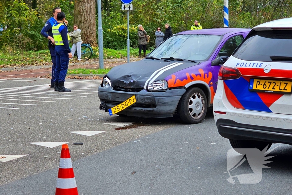 Voertuig gekanteld bij ernstig ongeval