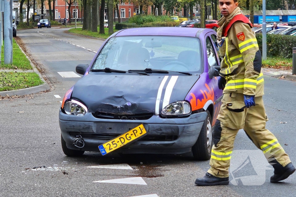 Voertuig gekanteld bij ernstig ongeval