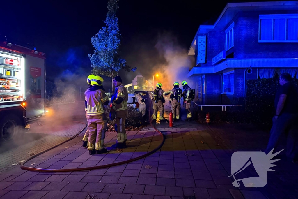 Scooter vliegt in brand tijdens rijden