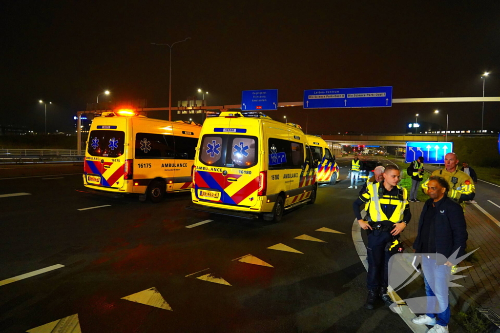 Lesauto betrokken bij frontale aanrijding op kruising