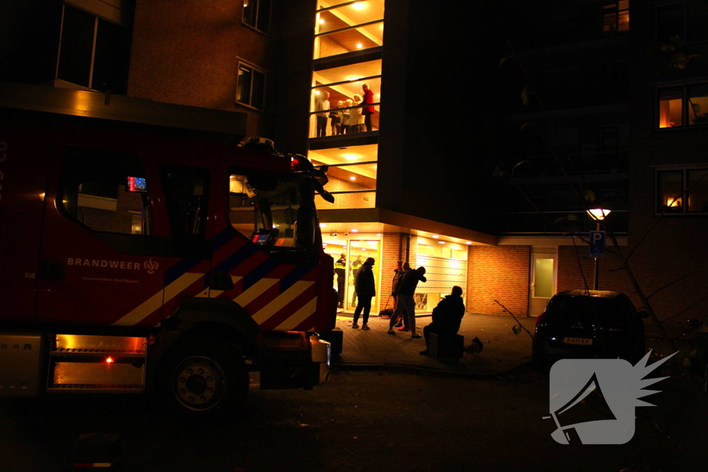 Ouderen ontruimd wegens brand in flat