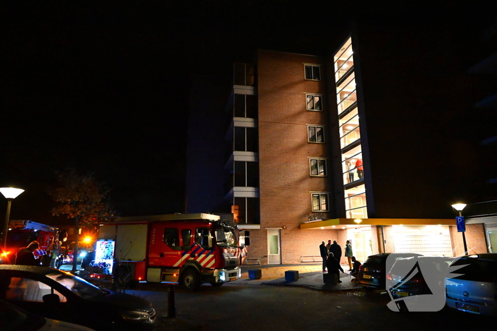 Ouderen ontruimd wegens brand in flat