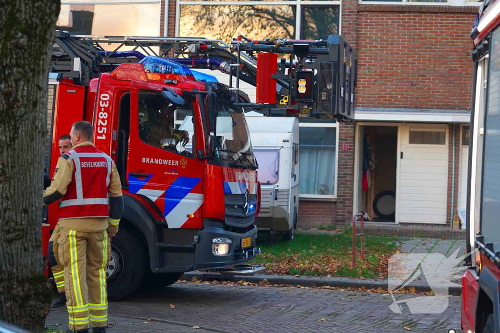 Brand in woning snel onder controle