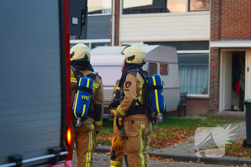 Brand in woning snel onder controle