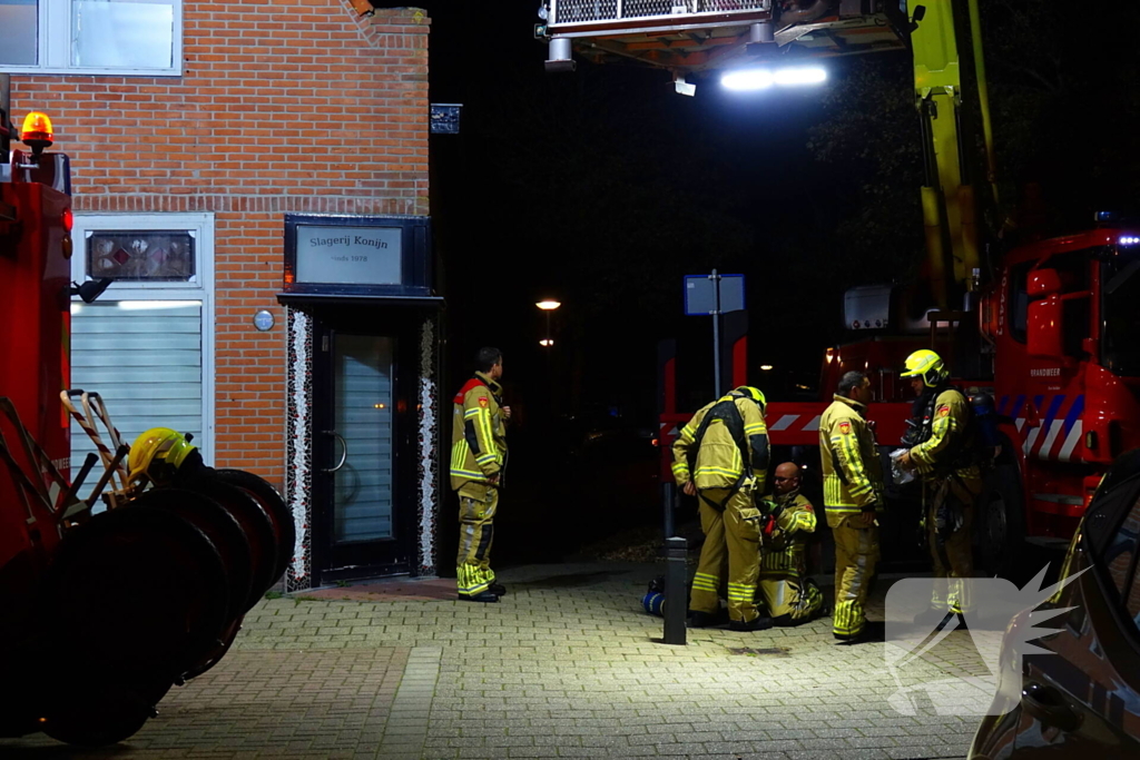 Schoorsteenbrand trekt veel bekijks