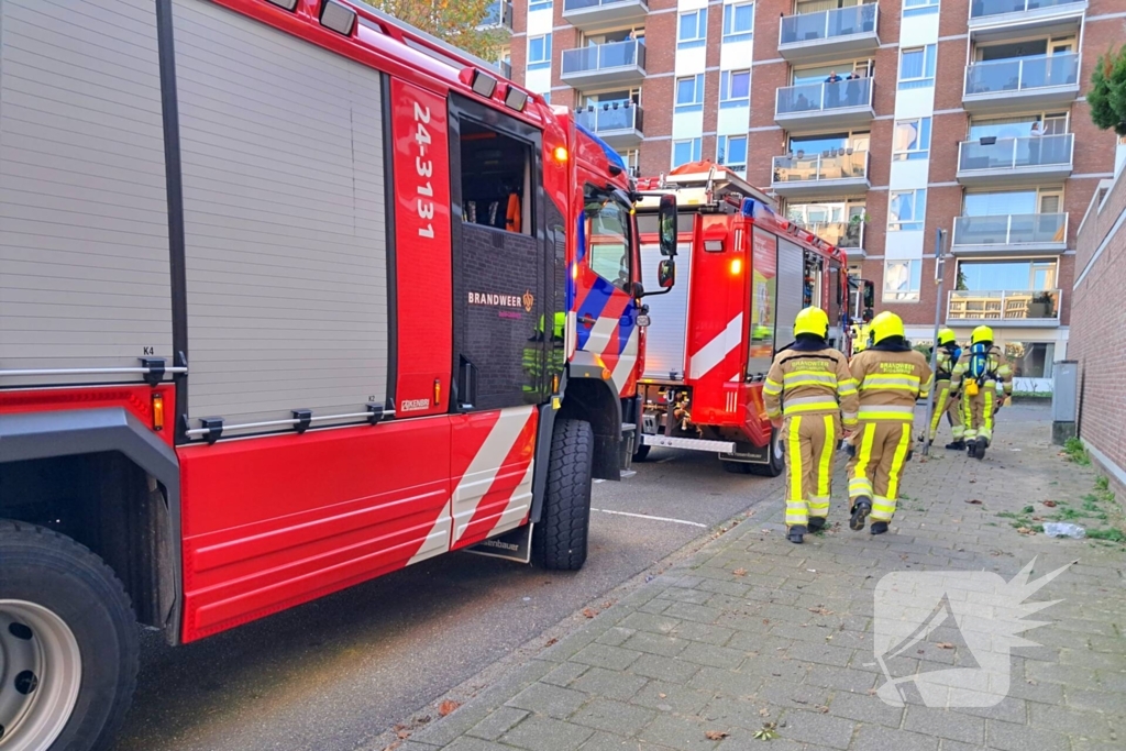 Twee gewonden bij brand in appartementencomplex