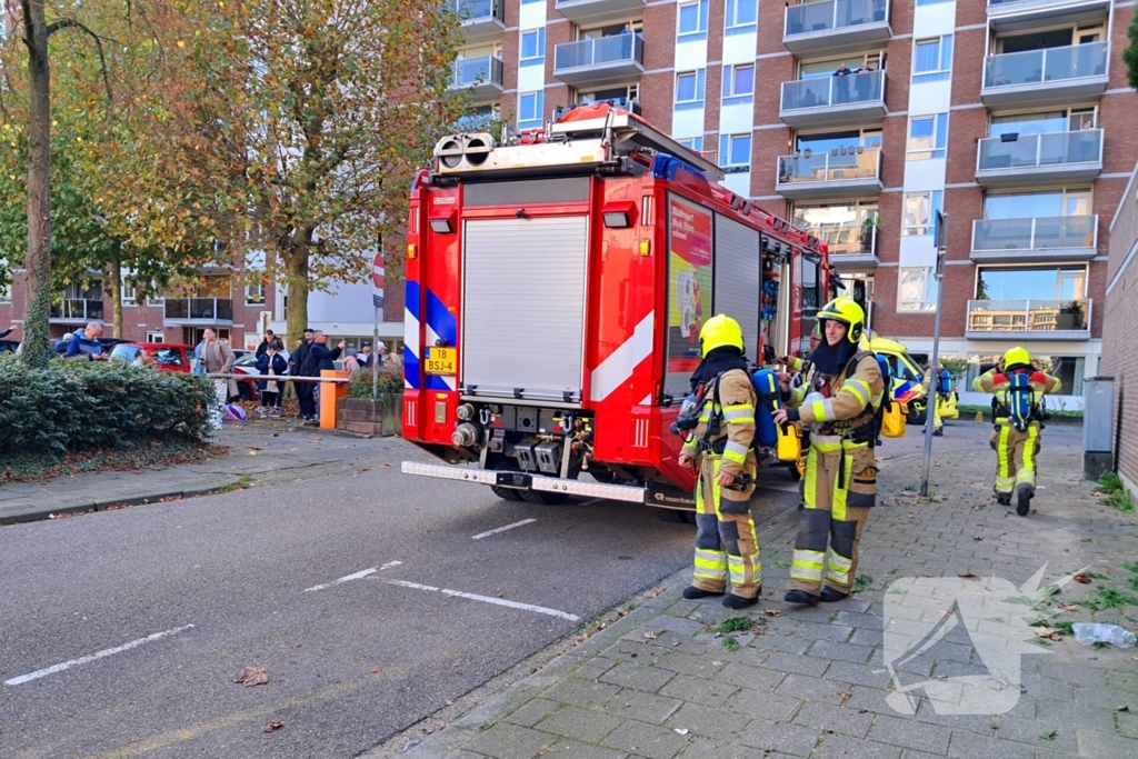 Twee gewonden bij brand in appartementencomplex