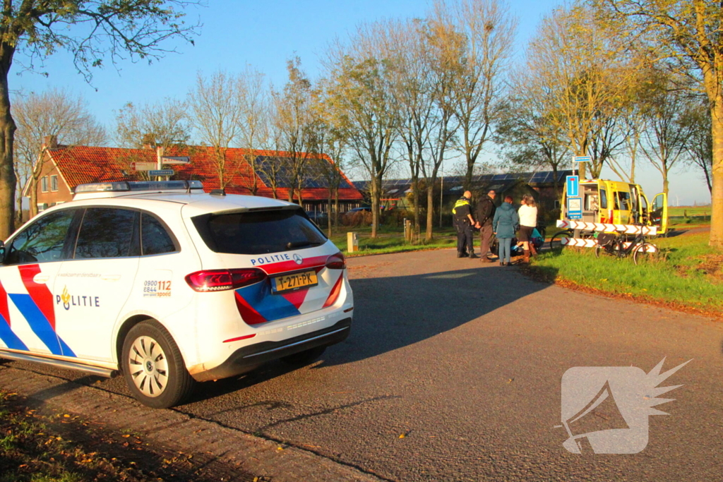 Automobilist ziet fietser over het hoofd