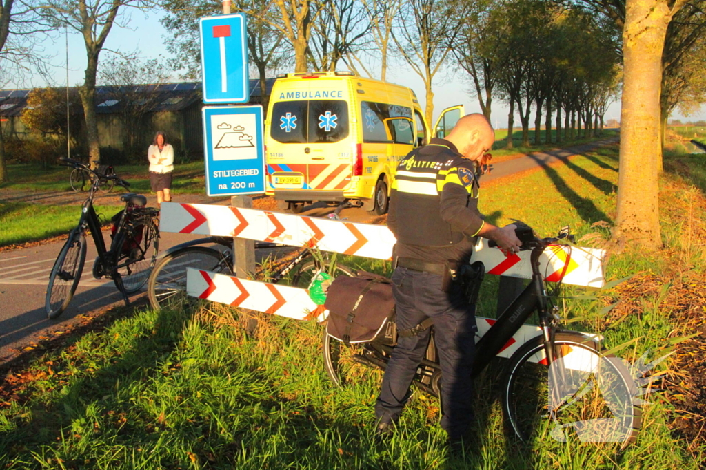 Automobilist ziet fietser over het hoofd