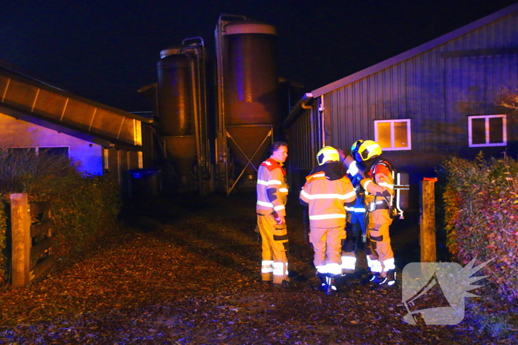 Veel rookontwikkeling bij grote brand op boerderij