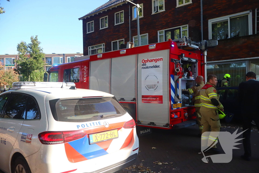 Gewonde bij woningbrand