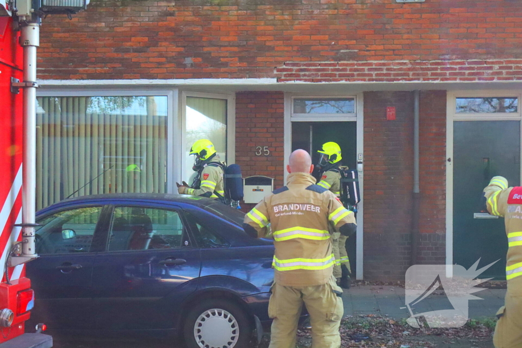 Gewonde bij woningbrand