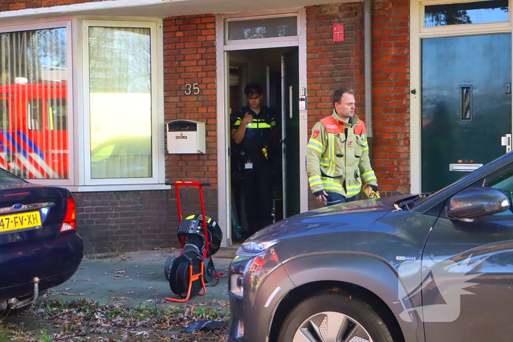 Gewonde bij woningbrand