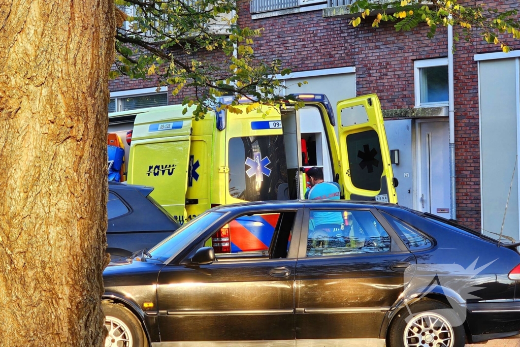 Traumahelikopter landt bij ernstige verkeersongeval