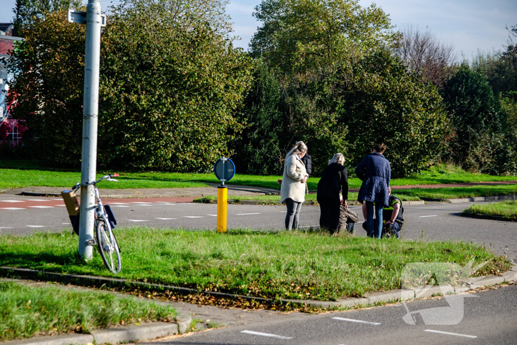 Fietser ongedeerd na valpartij