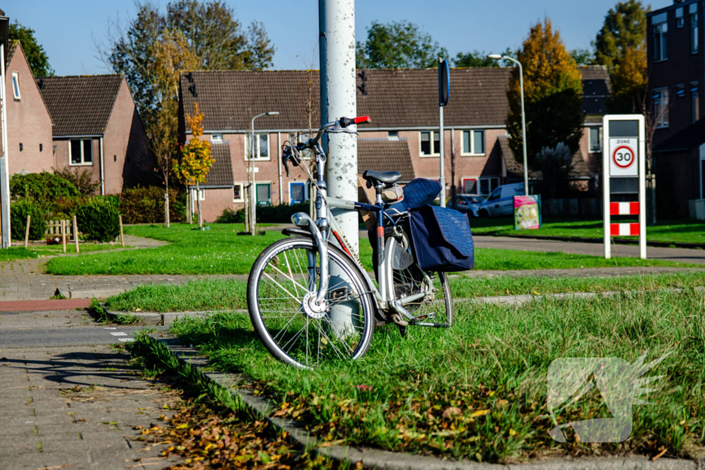 Fietser ongedeerd na valpartij