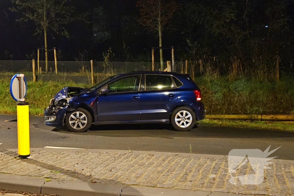 Veel schade bij kop-staartbotsing