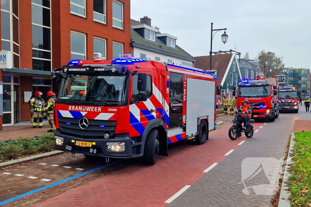 Brand tijdens werkzaamheden in bedrijfsgebouw