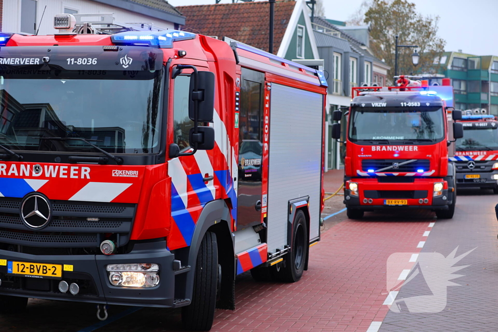 Brand tijdens werkzaamheden in bedrijfsgebouw