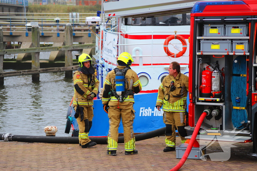 Restaurant verwoest door brand in haven