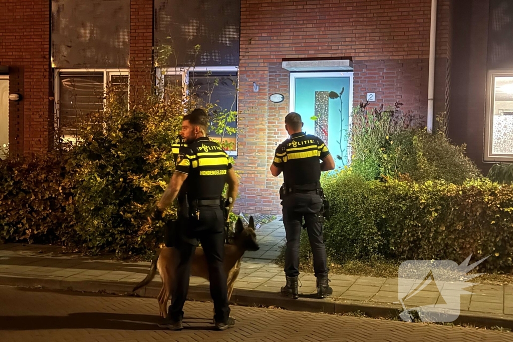 Grote politieinzet bij woonhuis na bedreiging