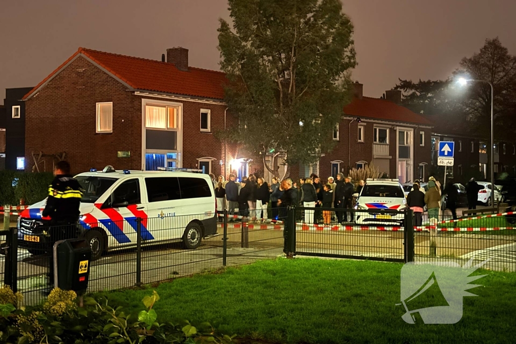 Grote politieinzet bij woonhuis na bedreiging